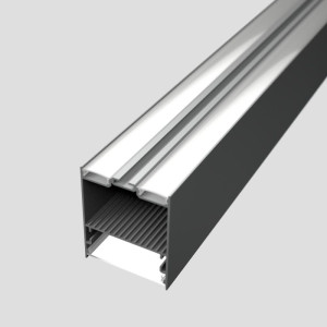 LED Alu Profil 5060 up and down inkl. Abdeckungen matt 2000mm